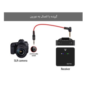 میکروفون یقه ای بی سیم مدل SK750 Z2